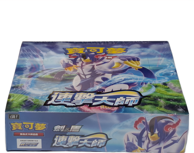 Nintendo 任天堂 寶可夢集換式卡牌遊戲 劍&盾 連擊大師(S5)(30包/盒售), 劍&盾 連擊大師, 1入