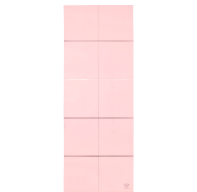 Tumaz 月熊 方形折疊瑜珈墊, 粉色, 1個