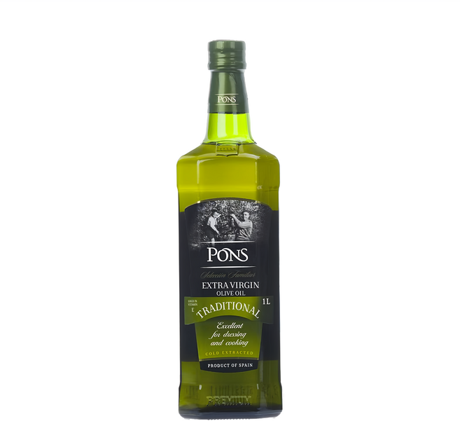 PONS 龐世 特級冷壓橄欖油 1L 西班牙原裝進口, 1瓶