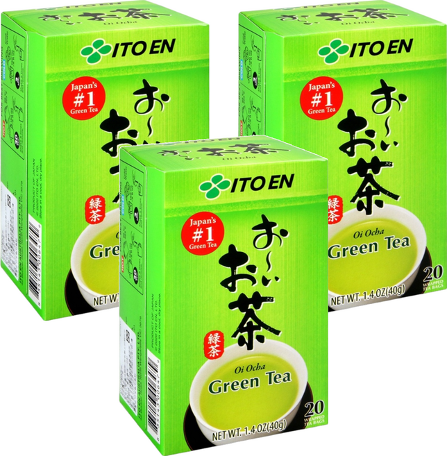 ITO EN 伊藤園 好喝綠茶包, 2g, 20包, 3盒