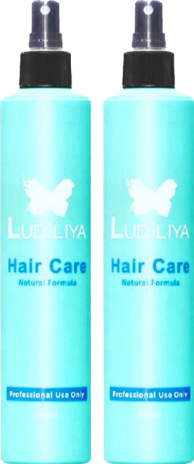 LUDILIYA 綠迪麗雅 超保濕定型噴霧液 蓬鬆造型 頭髮保濕 亮麗造型 快速造型 輕盈不黏膩 造型同時護髮, 300ml, 2瓶
