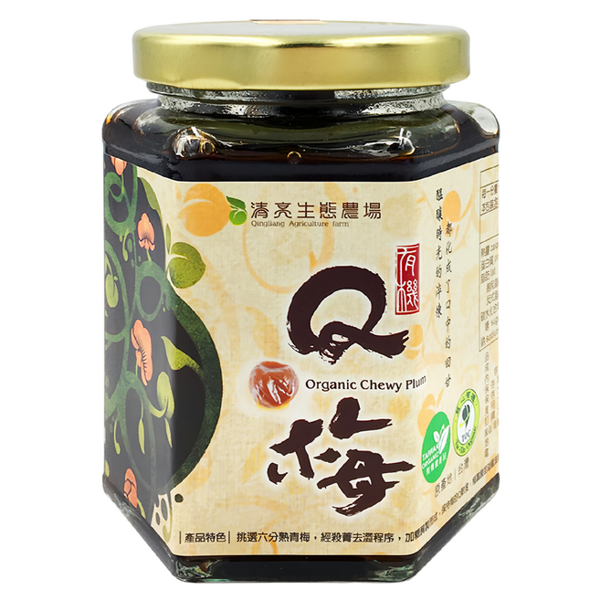 清亮 有機Q梅, 300g, 1罐