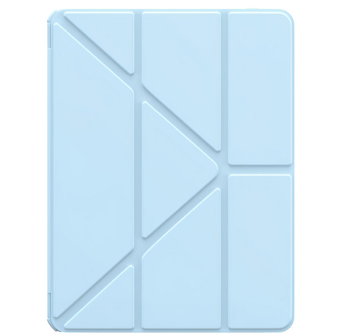 Baseus 倍思 簡尚Y型三折保護套, 天藍色, 1個