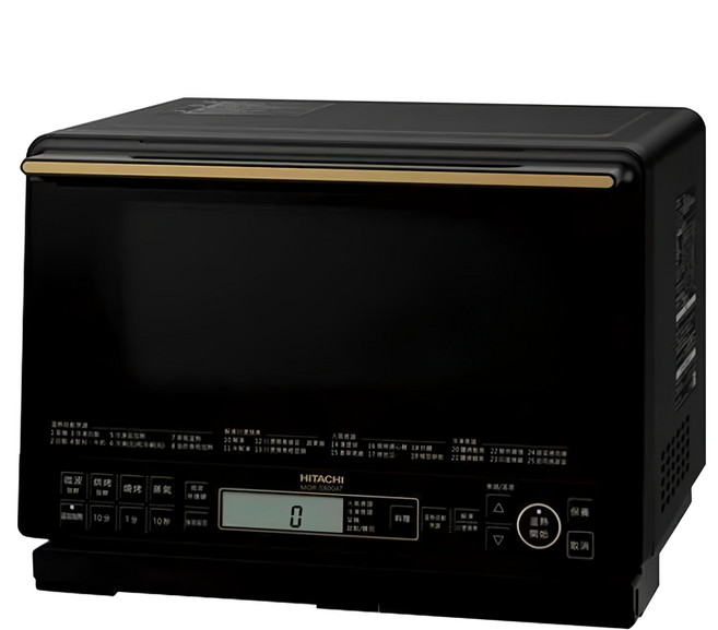 HITACHI 日立 過熱水蒸氣烘烤微波爐 黑色 31L, MROS800ATK