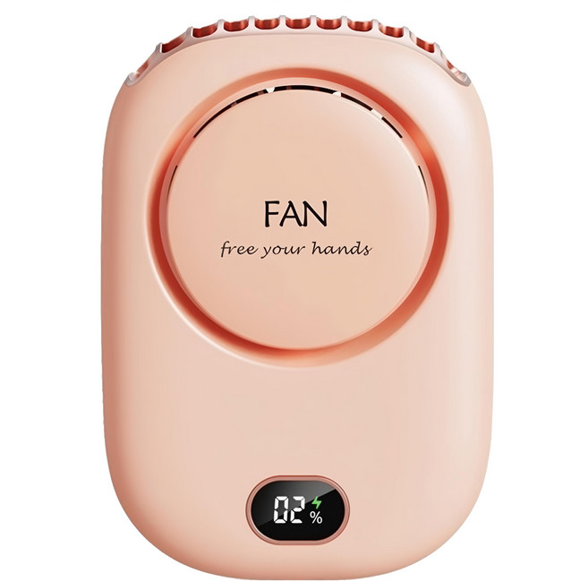 掛頸小風扇, 粉色, DQ203