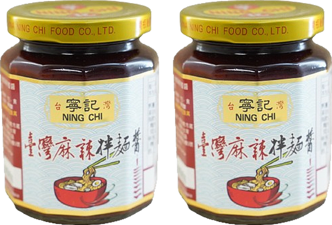 寧記 台灣麻辣拌麵醬, 280g, 2罐