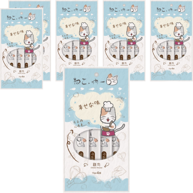 Neko 吶一口 全齡貓 貓肉泥, 6袋