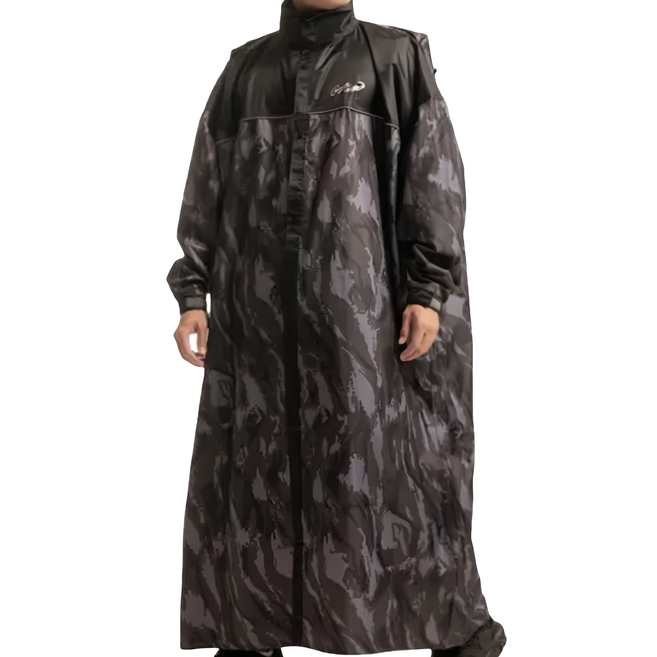 Crocodile 鱷魚 都會迷彩專利雨衣 可背背包