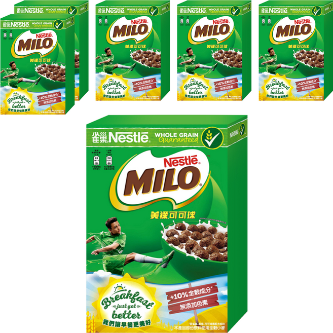 MILO 美祿 可可球早餐脆片, 170g, 6盒