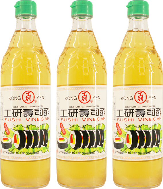 KONG YEN 工研 壽司醋, 600ml, 3瓶
