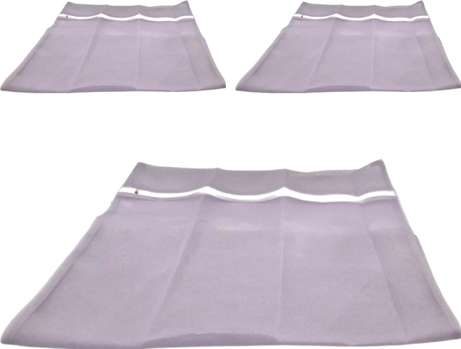 AXIS 艾克思 方形 衣物收納細密網洗衣袋 60 x 50cm 3個 1組