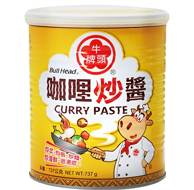 牛頭牌 咖哩炒醬, 737g, 1罐