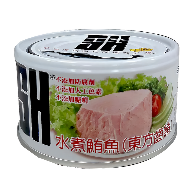 三興 水煮鮪魚罐頭, 190g, 3罐