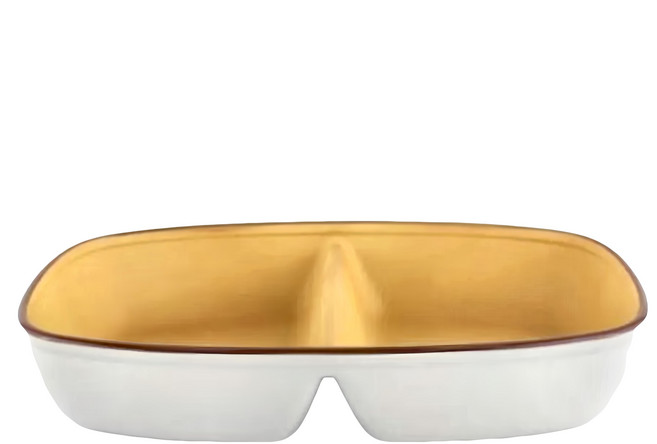 三義漆器店 樹脂分隔餐盤 深型長盤 20 x 13.5 x 3.5cm, 灰色, 1個