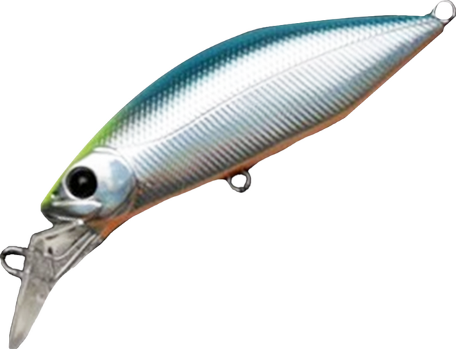 HEARTY RISE 哈帝來斯 MINNOW-55S 路亞硬餌 55mm 6.6g 沉水型, H-52, 1個