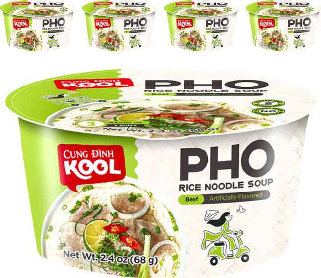 CUNG DINH KOOL 牛肉風味河粉 68g, 5入