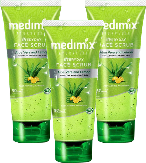 medimix 阿育吠陀潔顏凝露 青檸去角質, 150ml, 3條