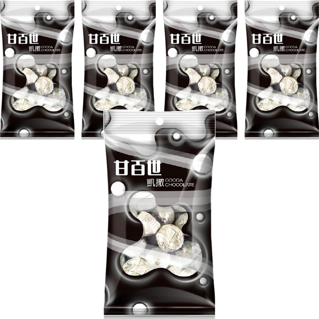 KAISER 甘百世 凱撒巧克力糖 香濃甜蜜休閒良伴, 150g, 5袋