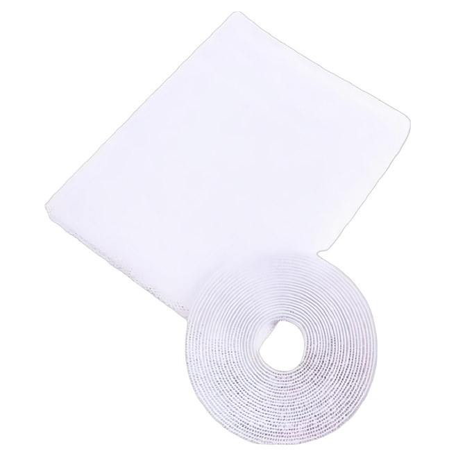 FANCY LIFE 自黏式防蚊紗窗, 白色, 1個