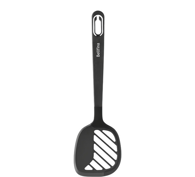 Arnest Bellfina 耐熱矽膠 煎鍋鏟/煎鏟, 1支, 黑色