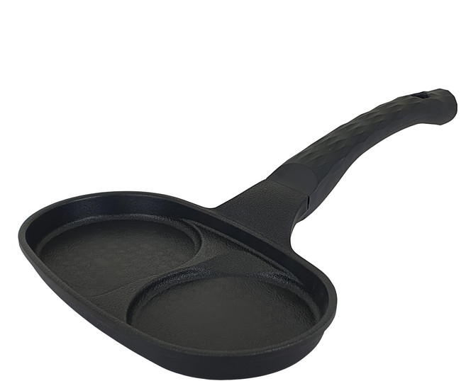 LOVE SONG IH電磁爐適用 兩格煎蛋鍋, 23cm, 1個