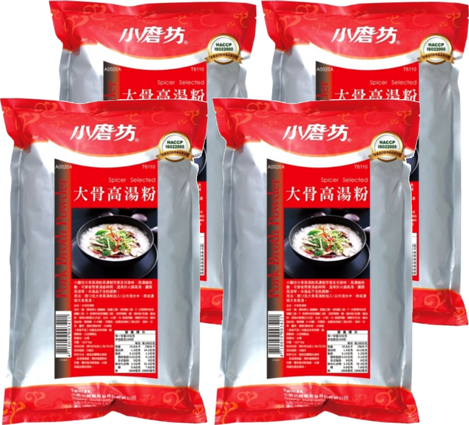 小磨坊 大骨高湯粉, 1kg, 4包