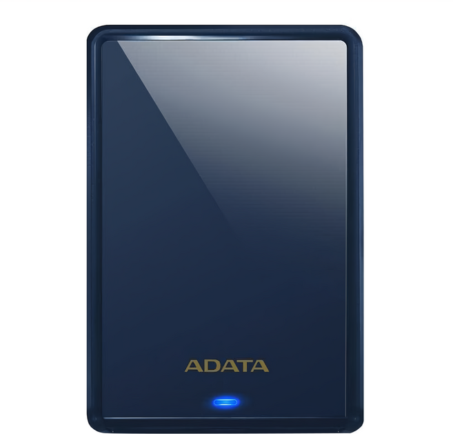 ADATA 威剛 超薄鏡面 外接硬碟 HV620S, 2TB, 藍色, 1個