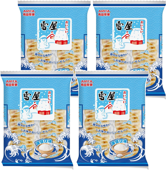 ARITA 有田製菓 雪屋 海鹽, 150g, 4袋