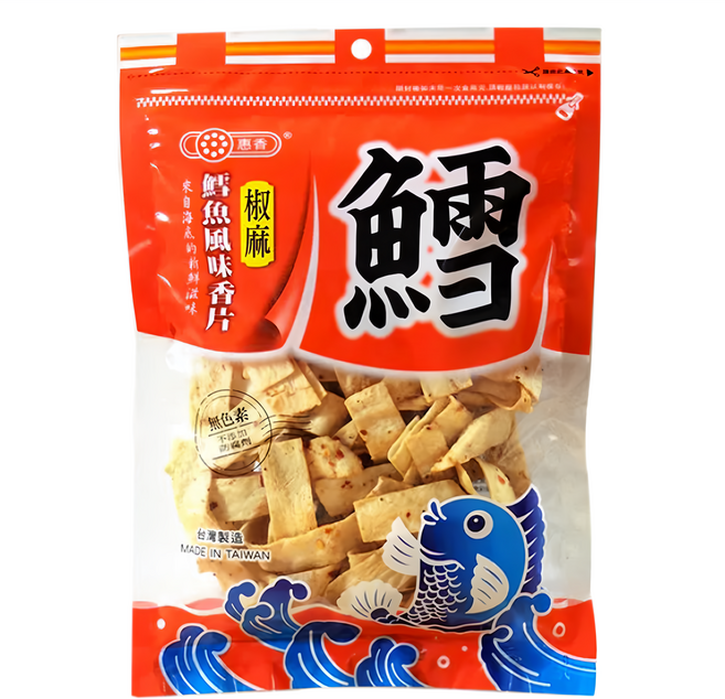 惠香 鱈魚風味椒麻香片, 180g, 1包