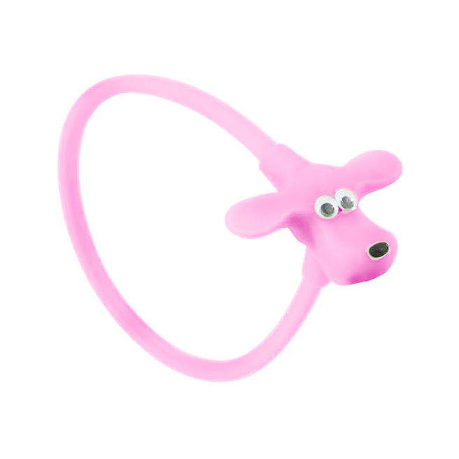 宇宙13號 可愛小狗單車鎖 粉色 造型獨特 輕巧便攜, 1個