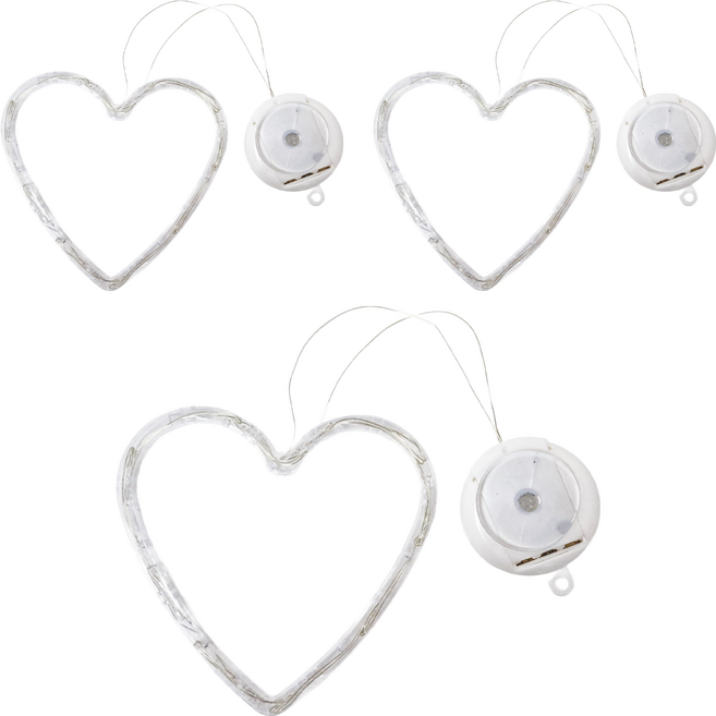 聖誕吸盤燈, 愛心, 1組