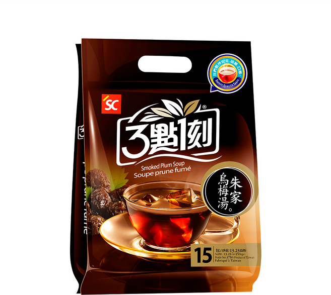 3點1刻 朱家烏梅湯, 25g, 15包, 1袋