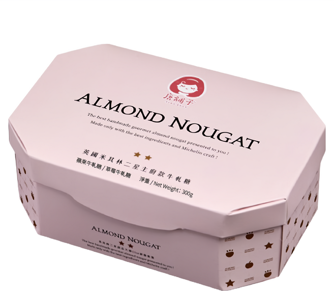 唐舖子 英國米其林二星主廚款牛軋糖, 300g, 1盒