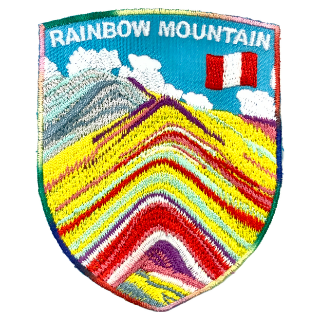 A-ONE 匯旺 祕魯 彩虹山 地標造型刺繡, 1個