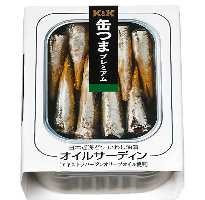 K&K 油浸沙丁魚, 105g, 1罐