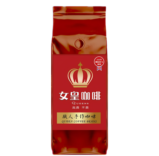 女皇咖啡 藍曼巴咖啡 阿拉比卡 454g 單向排氣閥包裝 保鮮封存 德國烘焙機 原廠烘焙曲線 口感溫順, 咖啡豆(無研磨), 1包
