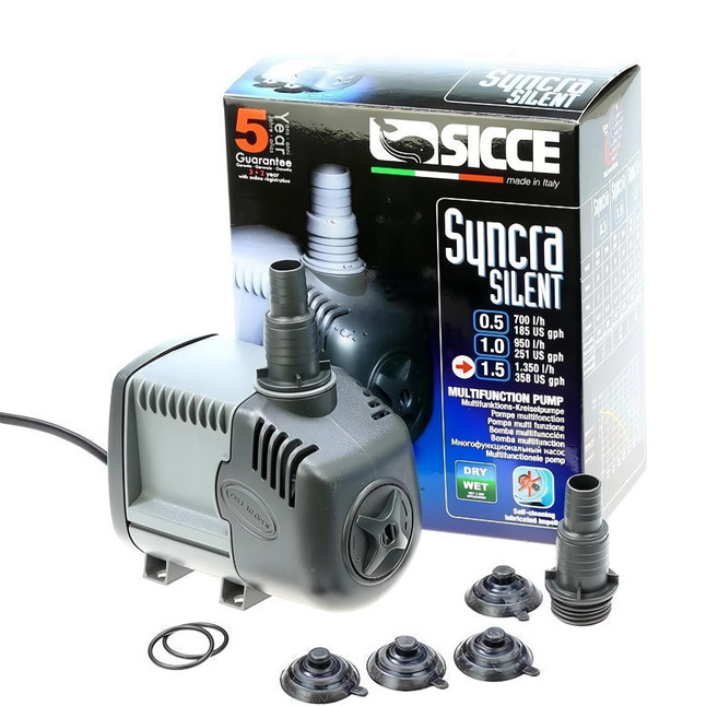 SICCE 希捷 1.5號 多功能海陸馬達1350L/H水陸馬達 S105, 23W, 1個