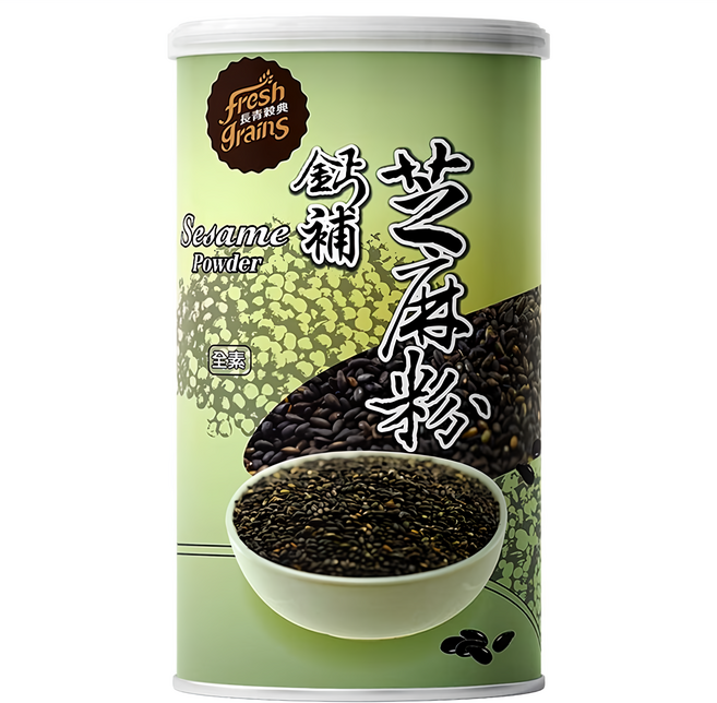fresh grains 長青穀典 鈣補芝麻粉, 450g, 1罐