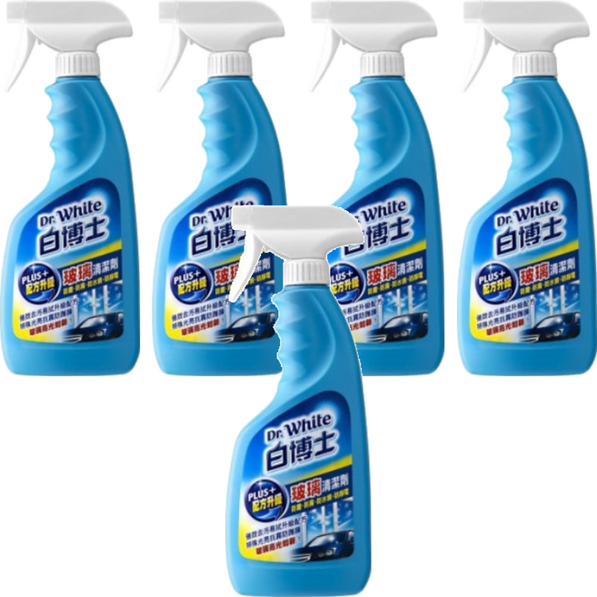 Dr.White 白博士 玻璃PLUS清潔劑, 600ml, 5瓶
