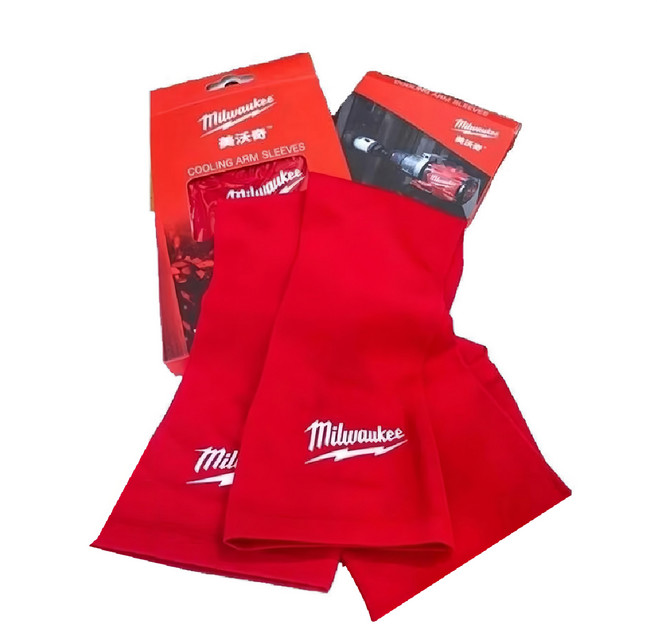 Milwaukee 美沃奇 原廠涼感袖套 抗UV防風 彈力伸縮, 顏色隨機, 1組
