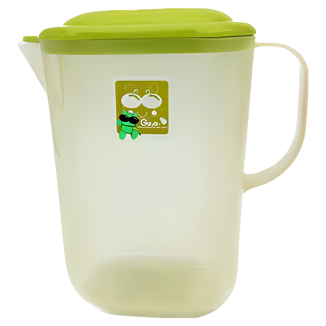 GIMI 吉米 小品味塑膠冷水壺 1.2L 綠色, 3個