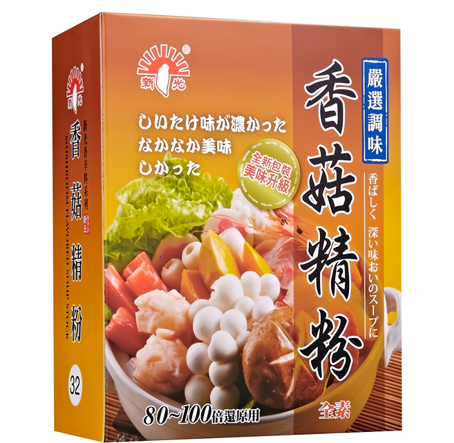 新光洋菜 香菇精粉, 600g, 1盒