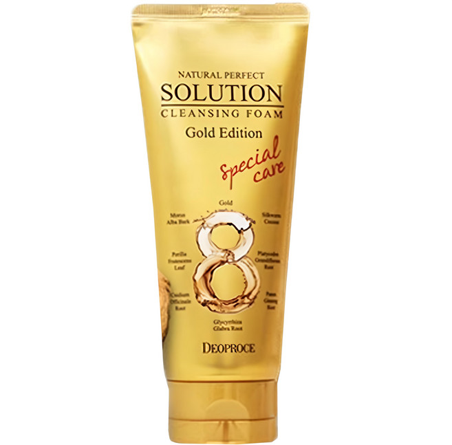 DEOPROCE 迪普詩 蠶絲蛋白黃金洗顏乳, 170g, 1條