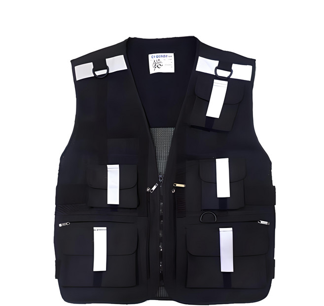 Cracker 多功能安全背心 黑色 SW-3043, 1個