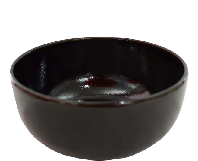 天目黑5井-日本製 陶瓷碗 840mL 寬15.5cm 高8cm, 天目黑, 1個