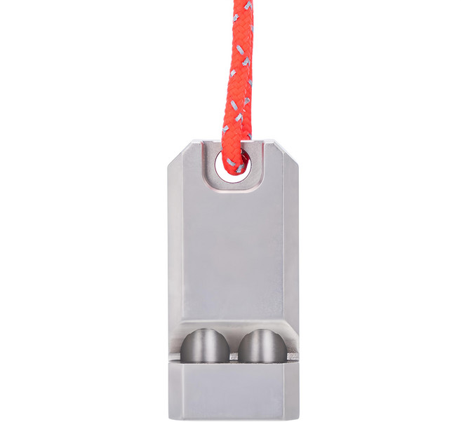 TEMPEST 純鈦求生口哨 E款, 1個, 鈦本色