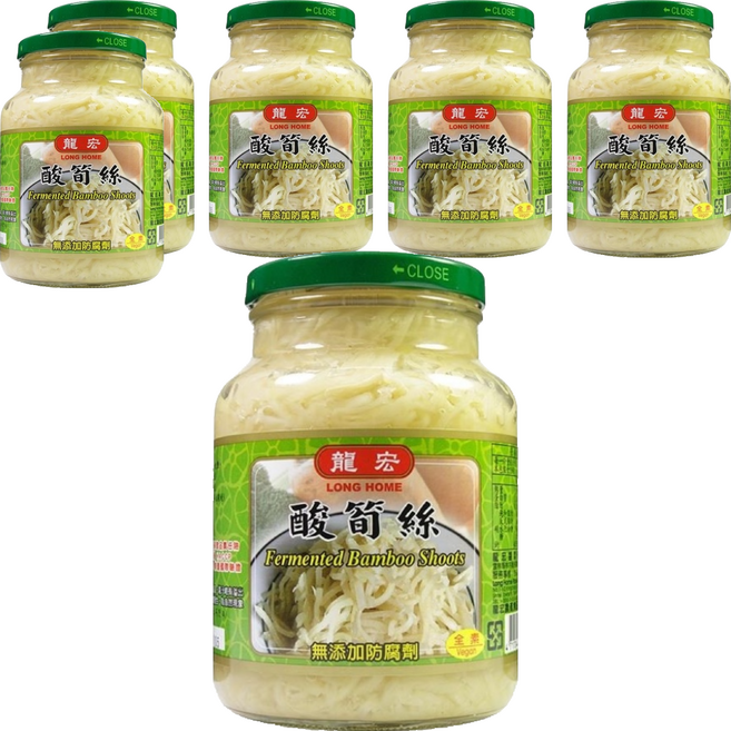 龍宏 酸筍絲, 560g, 6罐