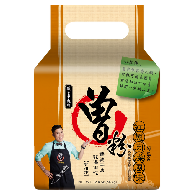 曾粉 PaMi 曾拌麵 紅蔥肉燥 87g, 4包