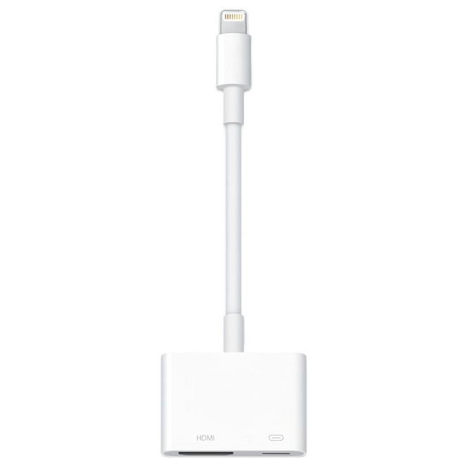 Apple 台灣公司貨 MW2P3FE/A Lightning數位 AV轉接器 原廠保固, A1438, 1個