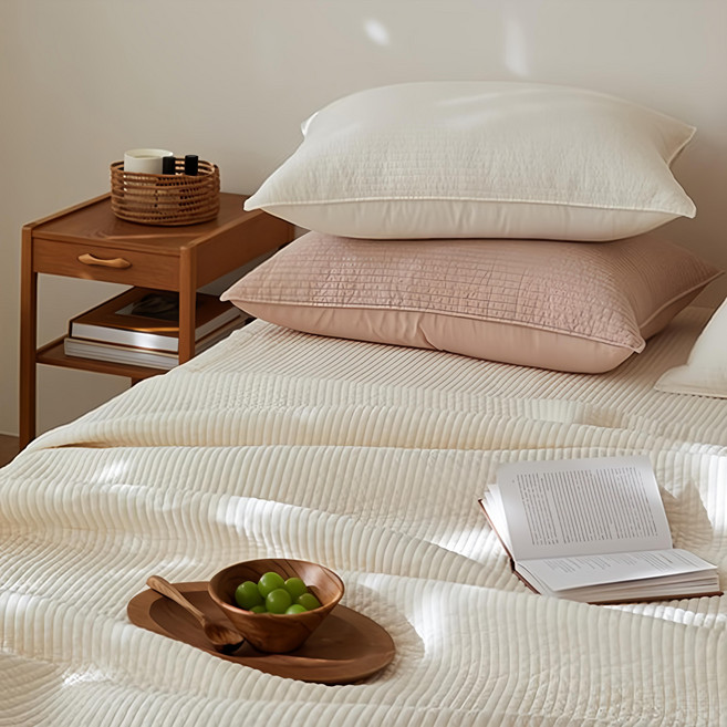 maatila 柔軟純棉Eve庭院色彩棉被兼床墊, Ivory